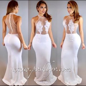 Fitted Lace Dress **NEVER WORN**