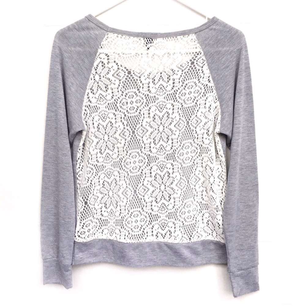 F•A•N•G Long Sleeve Shirt With Lace Detail On Back