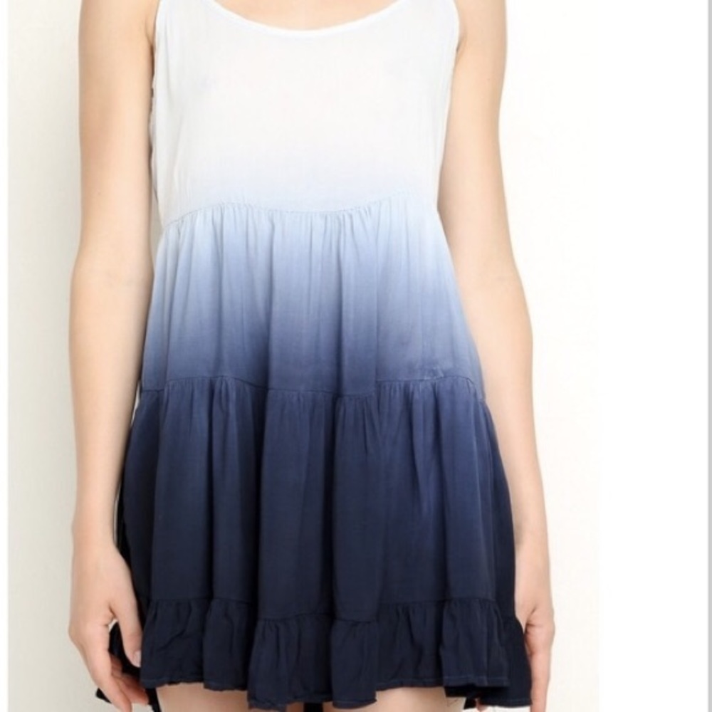 Blue ombré brandy dress