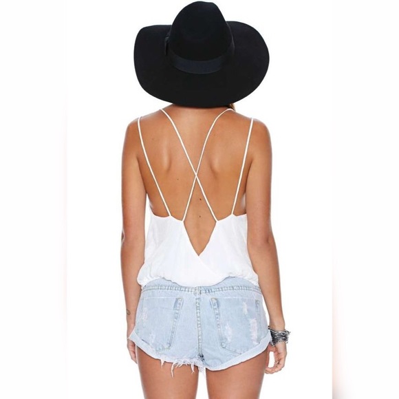 Nasty Gal Tops - Crossback Bubble Wrap Tank