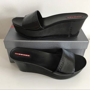 Prada wedge sandals