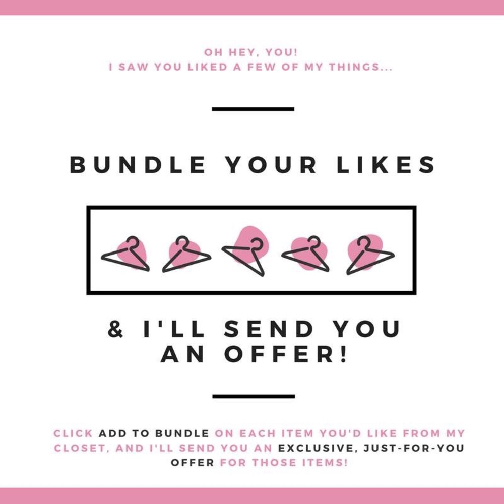 Bundle Your Likes & I’ll Send you an Offer!