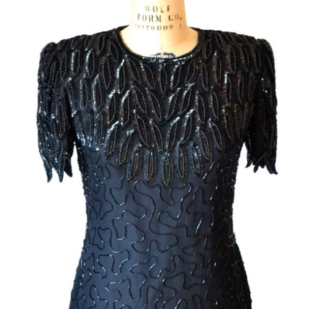 Vintage Laurence Kazar Sequin Dress