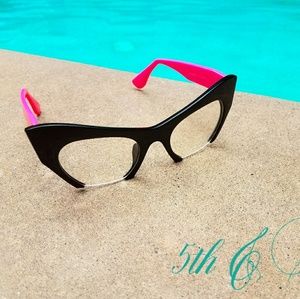 Library Girl Clear Sunglasses