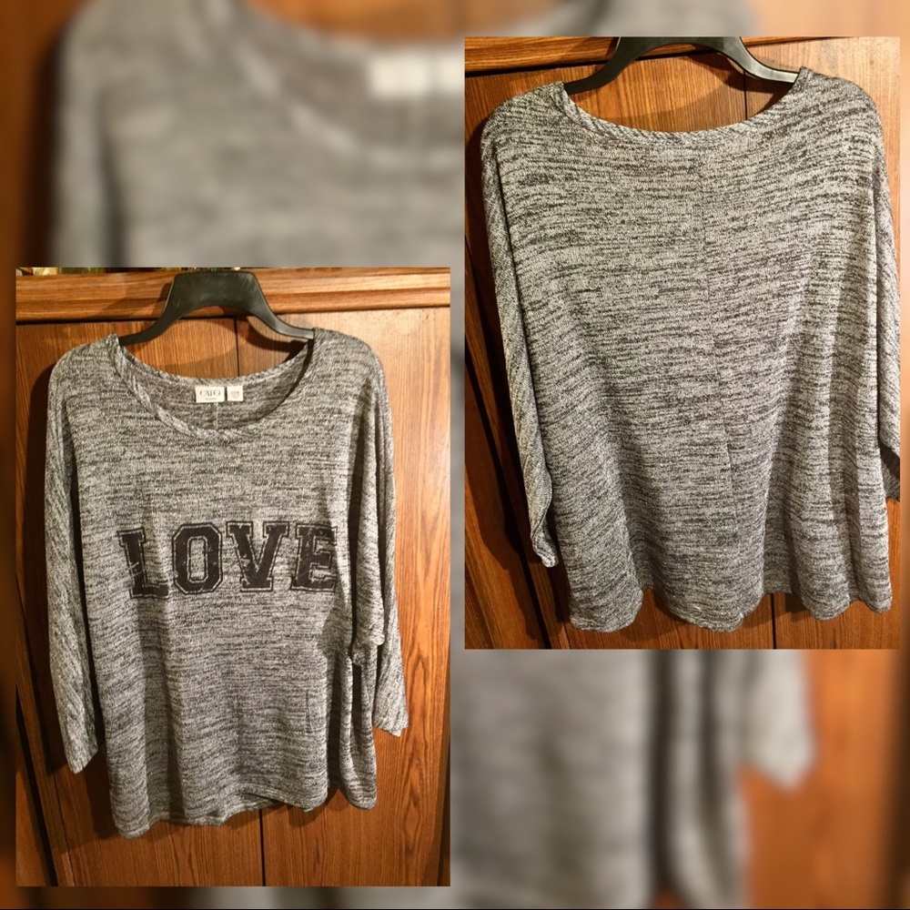 "Love" sweater