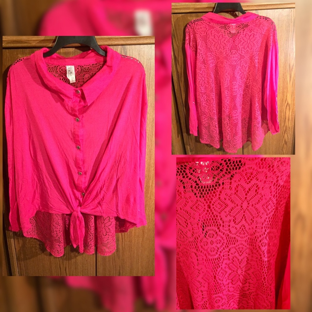 Vibrant pink top!