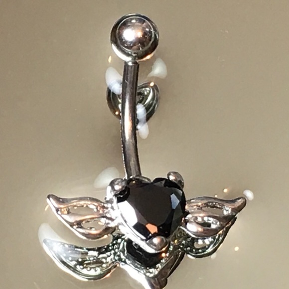 Jewelry - 💠30% OFF OF 3💠 Winged Heart Belly Button Ring