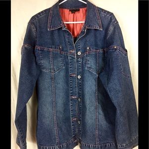 Ashley Stewart Jean jacket.  Plus size 18W.