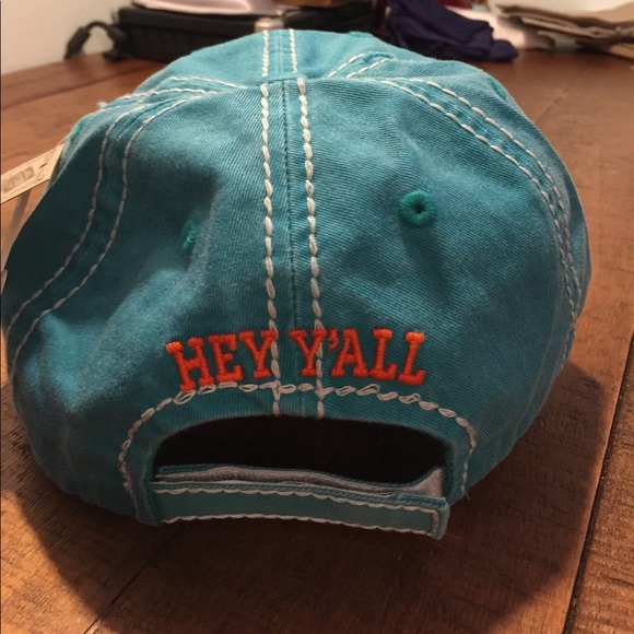 Distressed Hey y'all cap - Picture 3 of 3