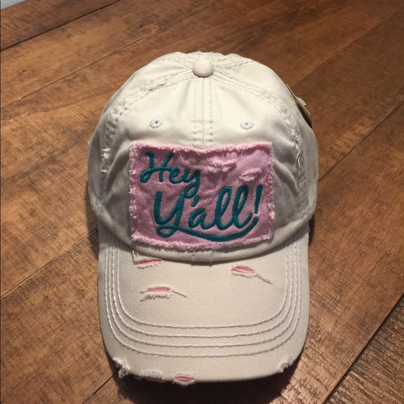 Distressed hey y’all cap - Picture 2 of 3