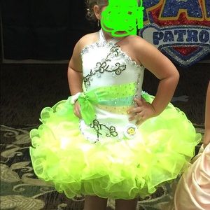 Janice Jackie size L pageant dress .