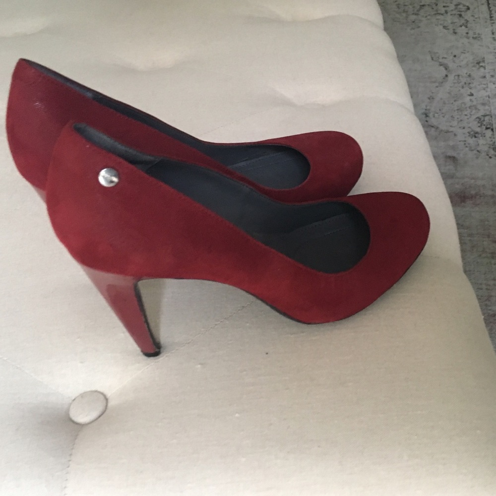 Burgundy Calvin Klein Pumps