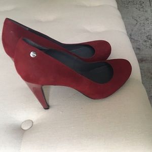 Burgundy Calvin Klein Pumps
