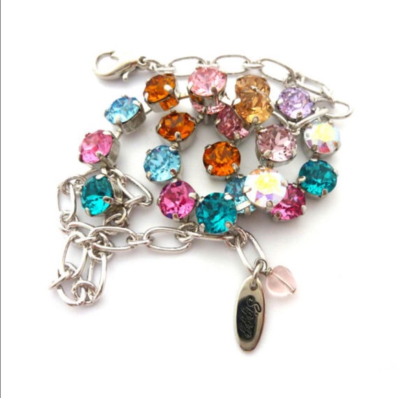 8mm Swarovski Crystal Rainbow colored Necklace - Picture 5 of 6