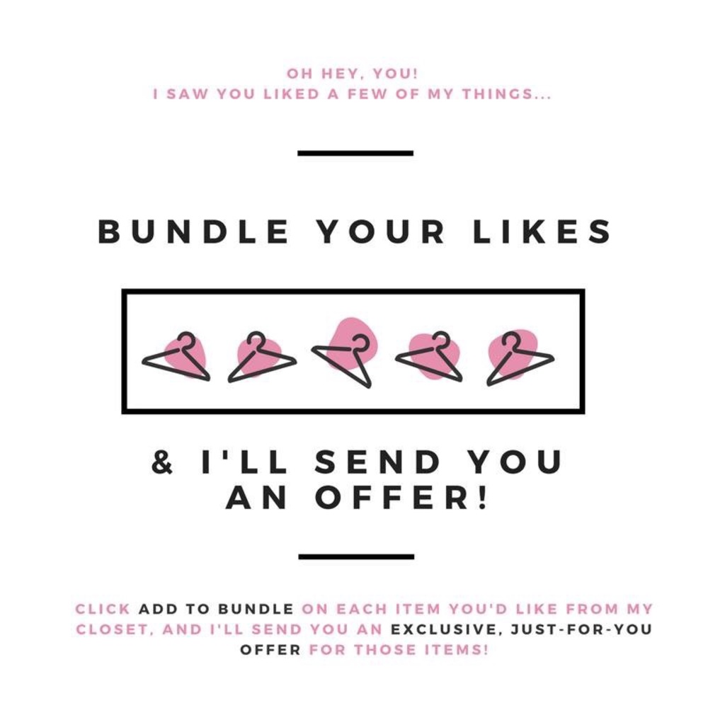 Let's use the new feature! Bundle & I'll offer!
