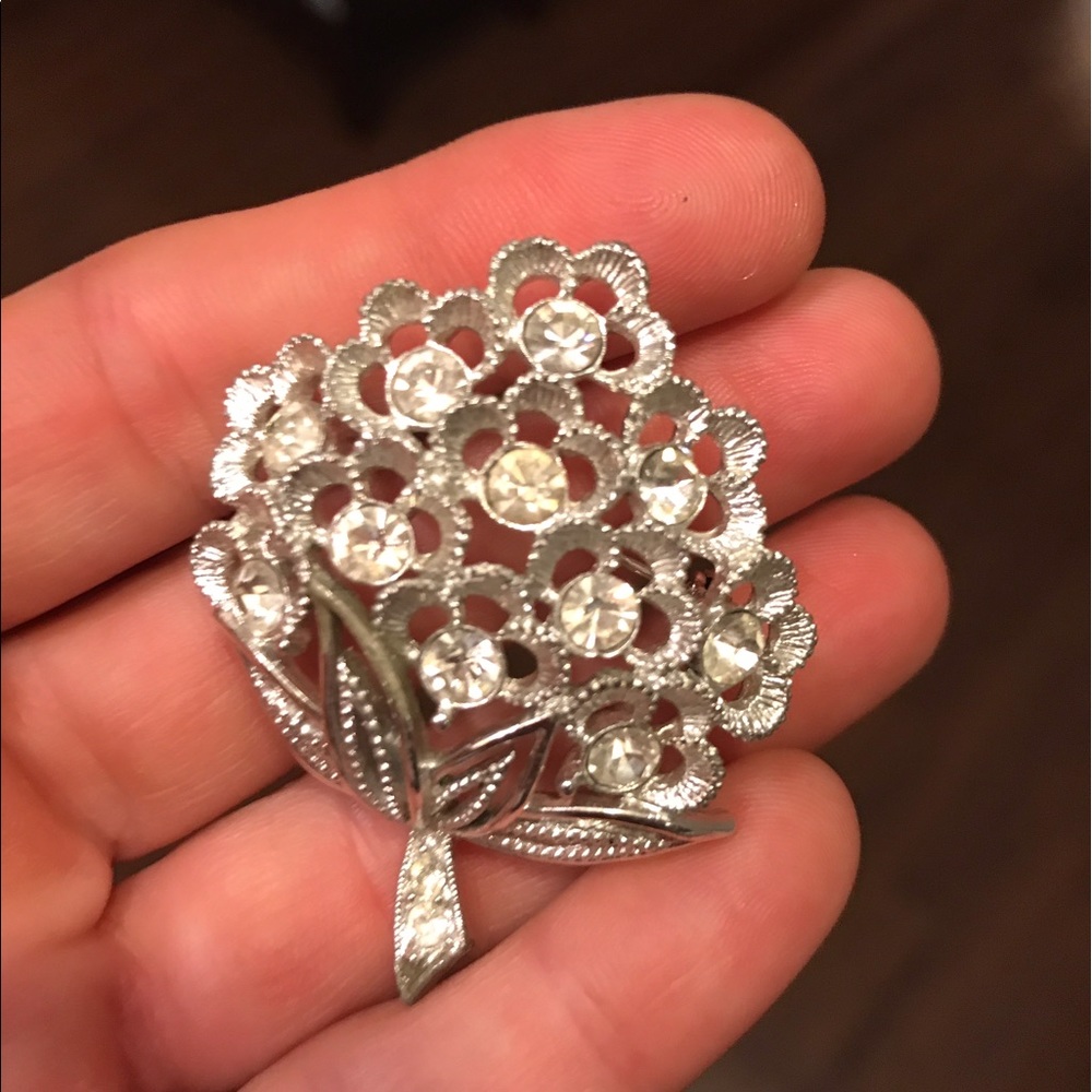 Vintage Sarah Coventry Silver-Tone Brooch