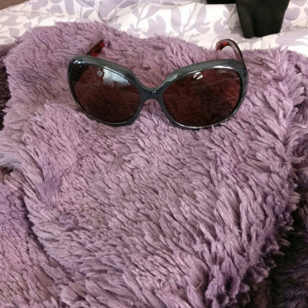 Leopard print rounded lense sunglasses