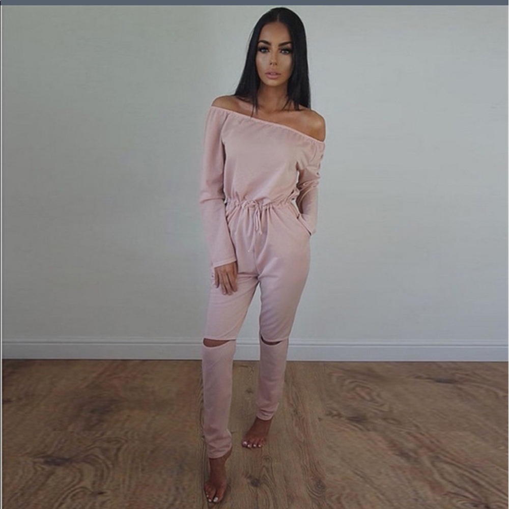 Women long sleeve jumpsuit