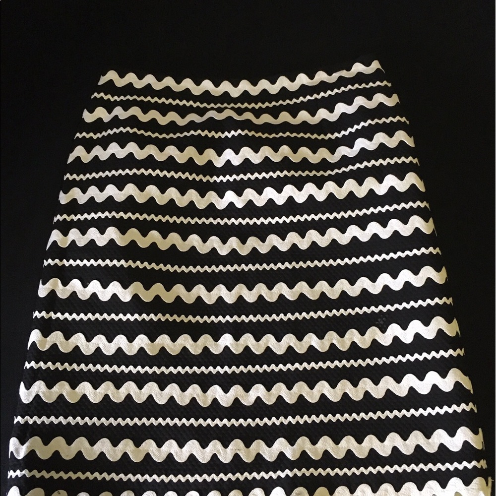 J. McLaughlin Striped Pencil Skirt Size 4