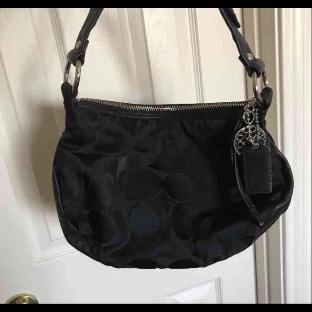 Authentic Black Coach Bag