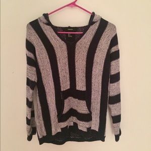 Striped Pullover Hoodie