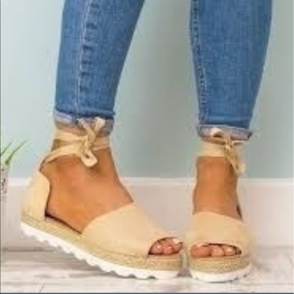 Platform summer sandals