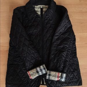 Classic Burberry Brit nova check quilted jacket
