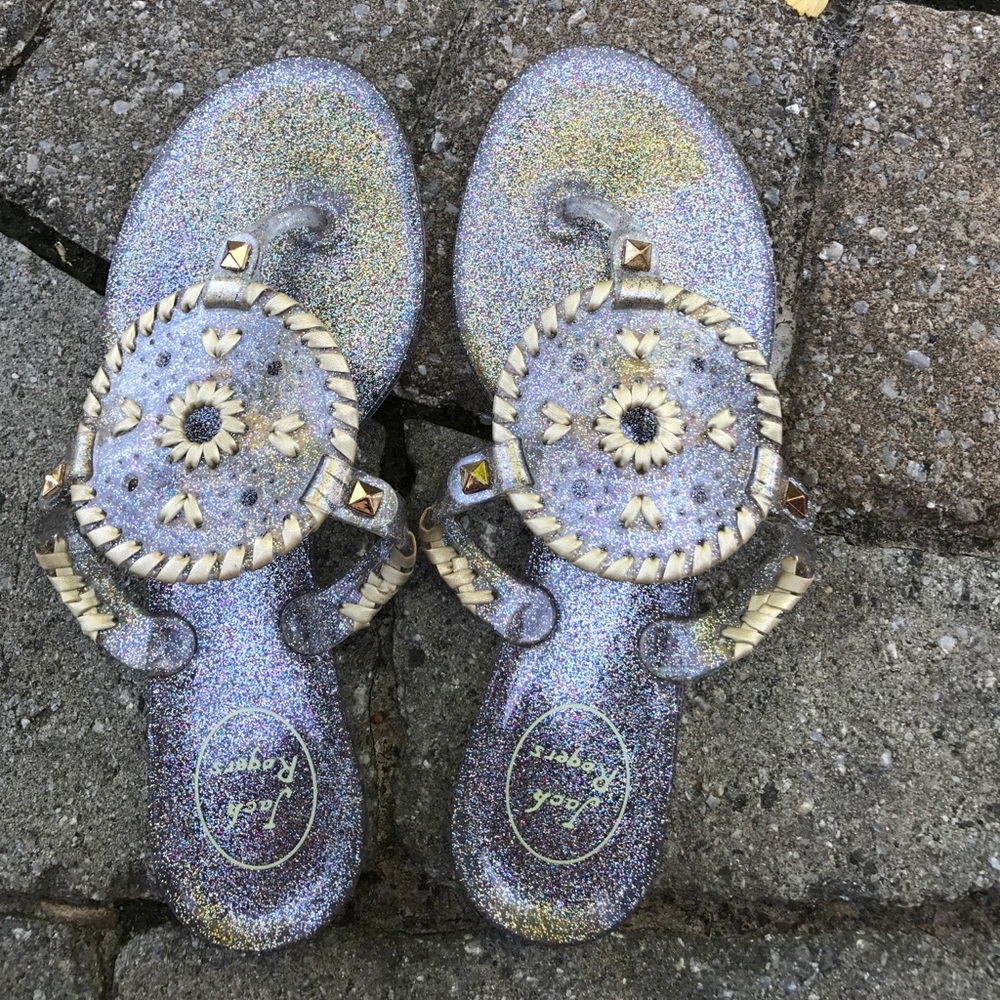 Sparkle Jack Rodger jelly sandals