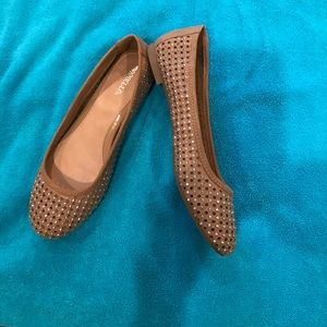 Rhinestone studded flats