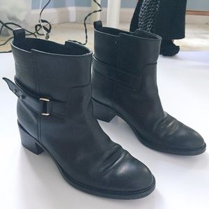 J.Crew Parker Ankle Moto Boot in Black