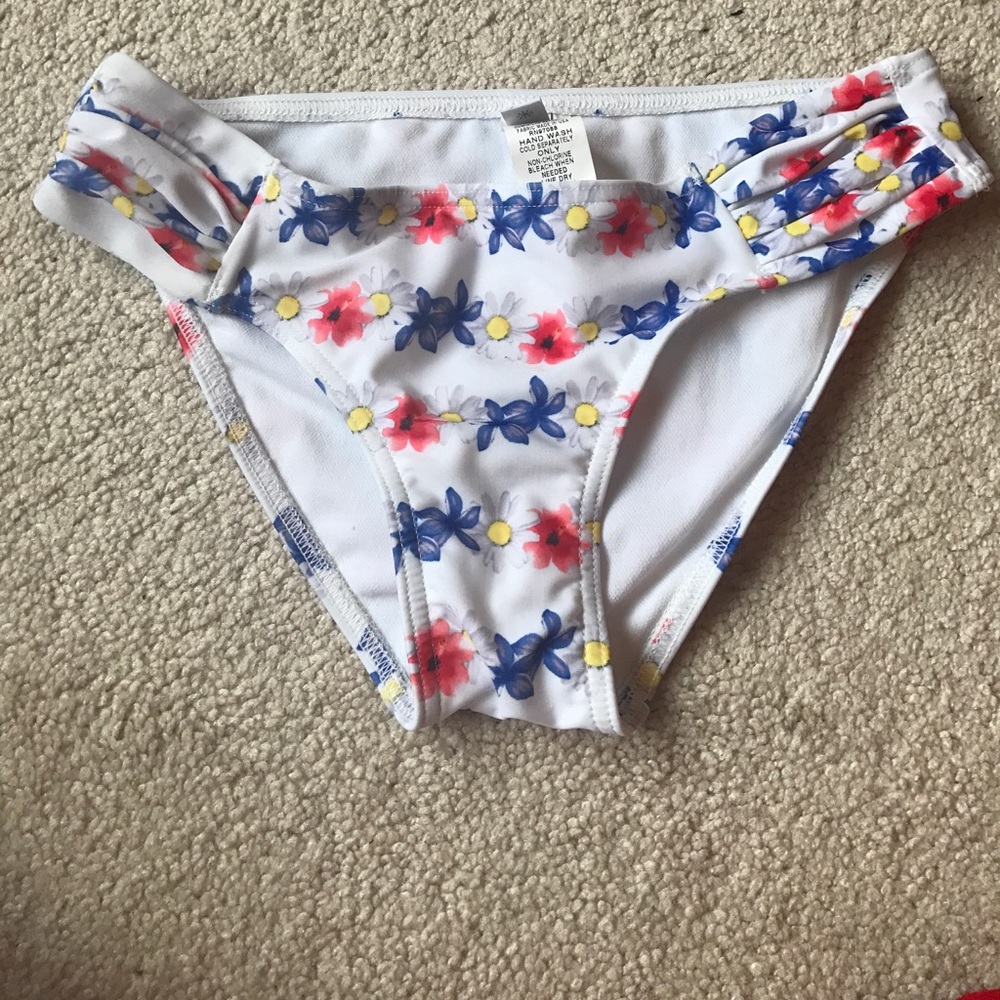 Delia's Floral Bikini Bottom