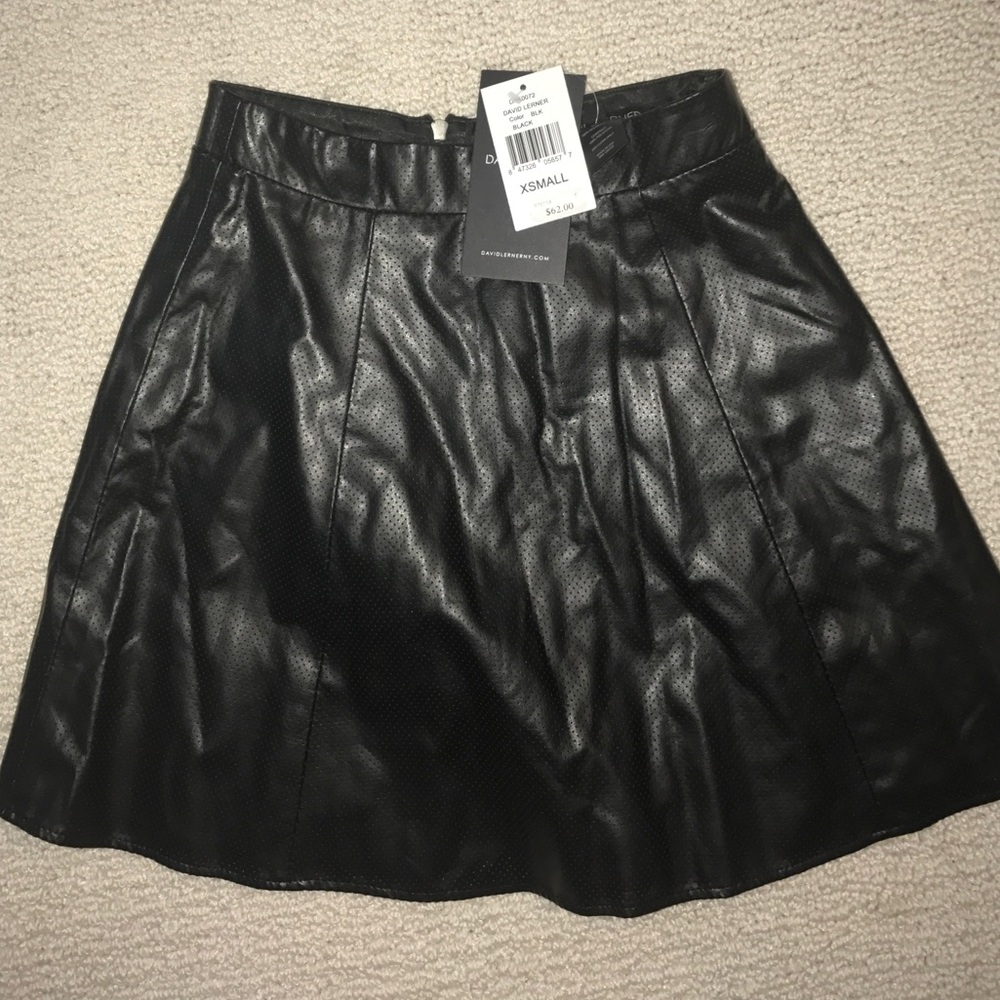 Faux Leather Skirt