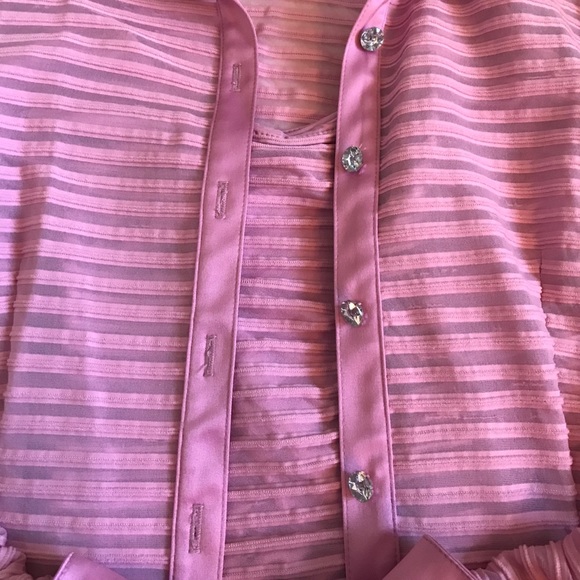 JS Collection pink rubbed jacket and tanktop - Picture 2 of 4