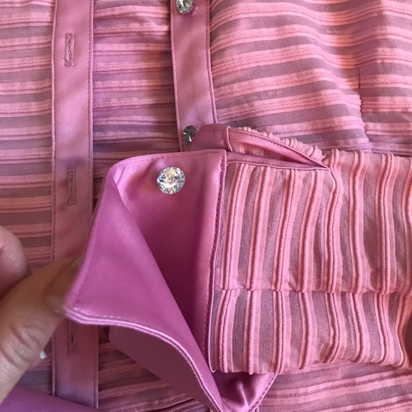 JS Collection pink rubbed jacket and tanktop - Picture 3 of 4