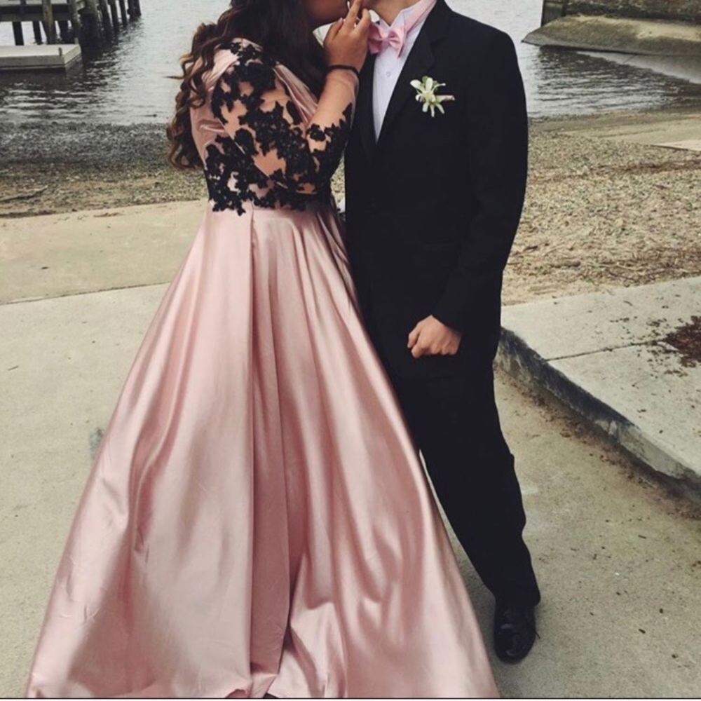 Pale Pink Prom Dress