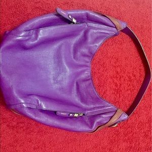 👜Authentic OrYany bag 💯 % leather - Dark Purple