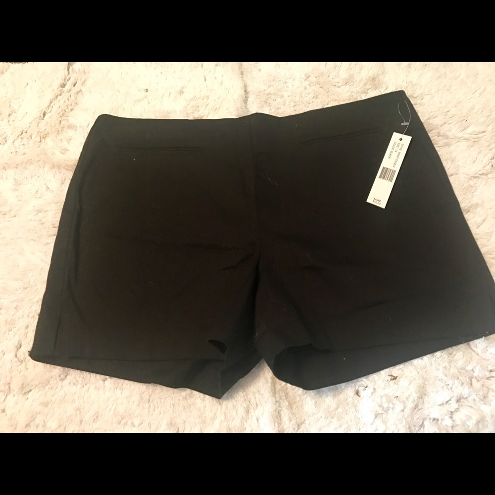 Black Mid-thigh Shorts