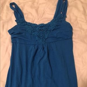 Boutique Crochet Detail Tank