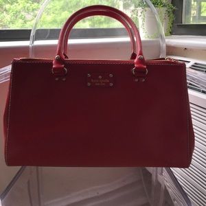 Kate Spade Red Leather Handbag