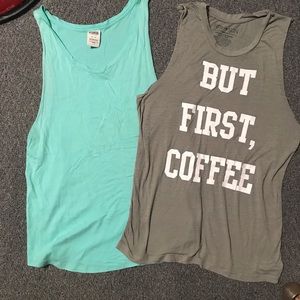 Two tank tops