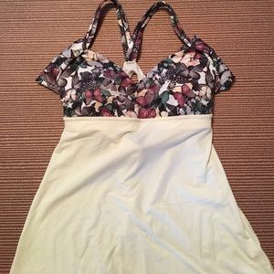 NWOT lululemon butterfly print tank