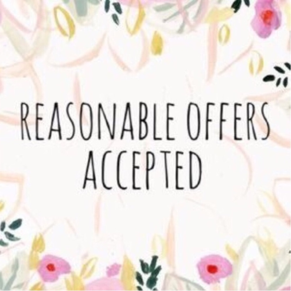 Make me a REASONABLE offer! ✌🏻❤️