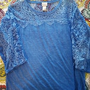 Chico's high low top