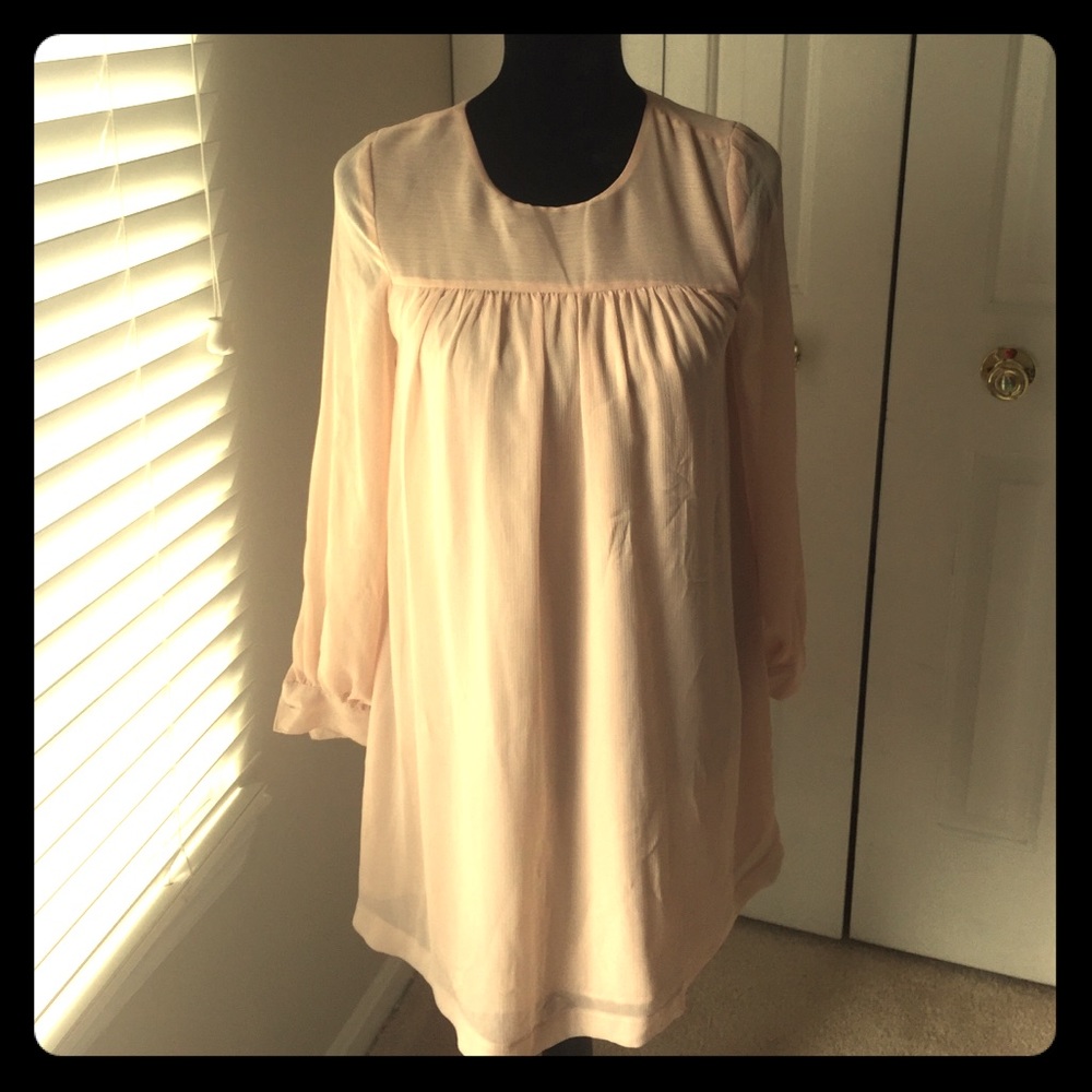 Soft pink H&M Baby doll dress Sz 4