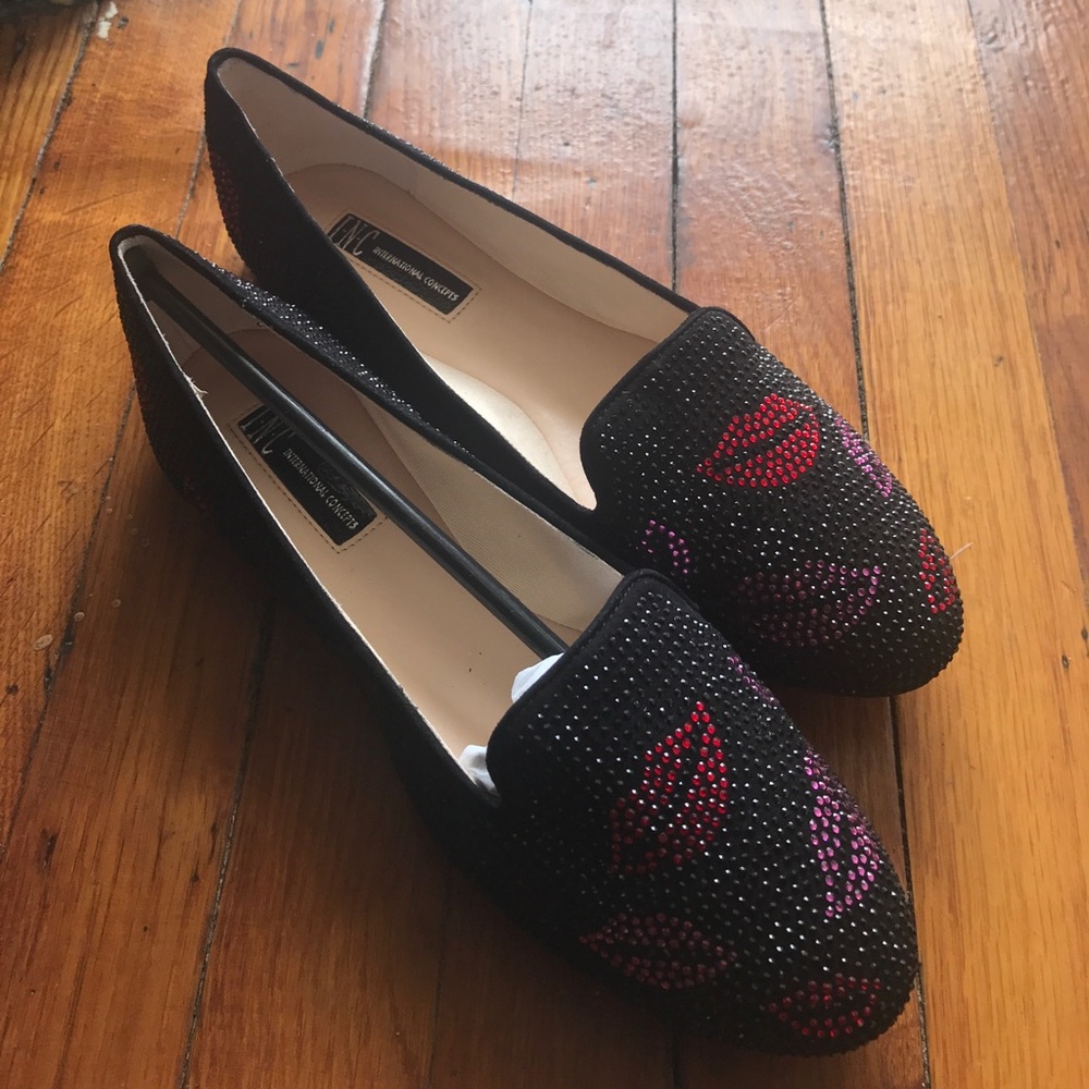 INC International Concepts Black Lips size 9.5
