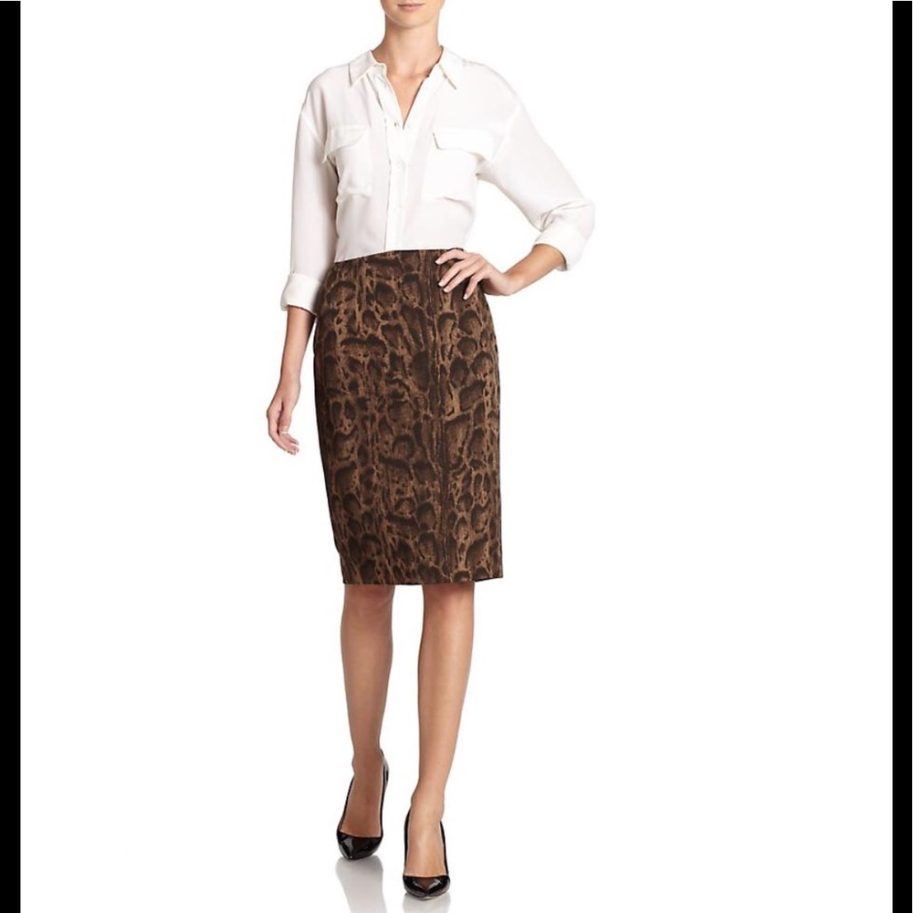 Lafayette148 New York Modern Slim Pencil Skirt