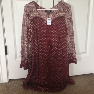 NWT Dress with 3 quarter length sleeves