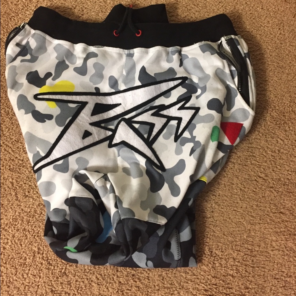 RON BASS CAMOUFLAGE ROCKSTAR JOGGERS - Picture 4 of 4