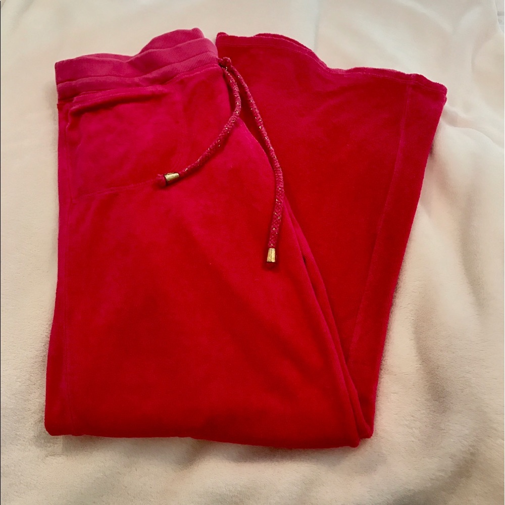 Juicy Couture Pink Teri cloth sweatpants