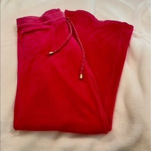 Juicy Couture Pink Teri cloth sweatpants